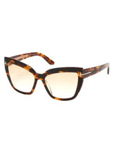 Load image into Gallery viewer, Tom Ford 58MM Made in Japan Cat Eye Sunglasses

