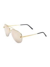 Load image into Gallery viewer, Cartier Panthere Pilot Sunglasses
