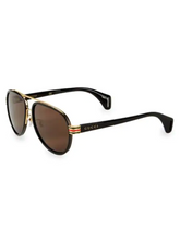 Load image into Gallery viewer, Gucci 58MM Aviator Sunglasses
