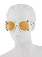 Load image into Gallery viewer, Gucci 54MM Bamboo-Effect Round Sunglasses
