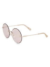 Load image into Gallery viewer, Chloé Rosie Pearl 60MM Round Sunglasses
