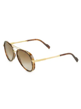 Load image into Gallery viewer, Cutler and Gross 58MM Tortoiseshell Aviator Sunglasses
