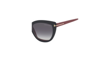 Load image into Gallery viewer, Tom Ford 53MM Fuso Blue Block Square Convertible Clip Sunglasses
