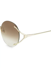 Load image into Gallery viewer, Gucci 57MM Round Sunglasses
