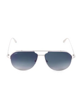 Load image into Gallery viewer, Cartier 60MM Metal Aviator Sunglasses
