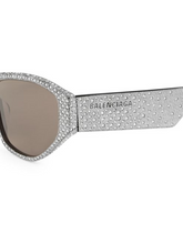 Load image into Gallery viewer, Balenciaga 52MM Cat Eye Glitter Sunglasses
