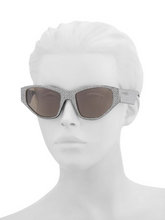 Load image into Gallery viewer, Balenciaga 52MM Cat Eye Glitter Sunglasses
