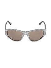 Load image into Gallery viewer, Balenciaga 52MM Cat Eye Glitter Sunglasses
