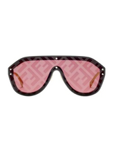 Load image into Gallery viewer, Fendi 99MM Logo Fashion Shield Sunglasses
