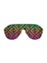 Load image into Gallery viewer, Fendi 99MM Logo Fashion Shield Sunglasses
