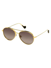 Load image into Gallery viewer, Moncler 57MM Metal Aviator Sunglasses
