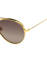 Load image into Gallery viewer, Moncler 57MM Metal Aviator Sunglasses
