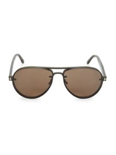 Load image into Gallery viewer, Tom Ford 62MM Rounded Aviator Sunglasses
