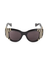 Load image into Gallery viewer, Balenciaga 50MM Embellished Cat Eye Sunglasses
