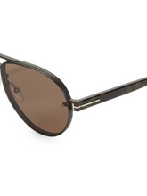 Load image into Gallery viewer, Tom Ford 62MM Rounded Aviator Sunglasses
