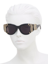 Load image into Gallery viewer, Balenciaga 50MM Embellished Cat Eye Sunglasses
