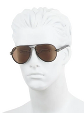 Load image into Gallery viewer, Tom Ford 62MM Rounded Aviator Sunglasses
