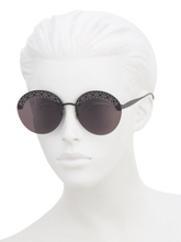 Load image into Gallery viewer, Alaïa 61MM Embellished Round Sunglasses
