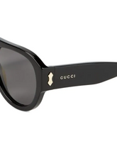 Load image into Gallery viewer, Gucci 58MM Pilot Sunglasses

