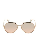 Load image into Gallery viewer, Moncler 57MM Metal Aviator Sunglasses
