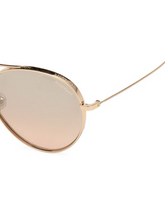 Load image into Gallery viewer, Moncler 57MM Metal Aviator Sunglasses
