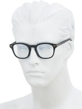 Load image into Gallery viewer, Tom Ford 49MM Square Blue Block Optical Glasses
