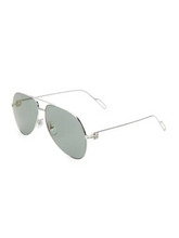 Load image into Gallery viewer, Cartier 60MM Metal Aviator Sunglasses
