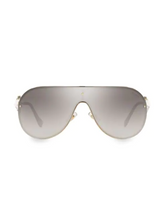 Load image into Gallery viewer, Miu Miu 37MM Embellished Shield Sunglasses
