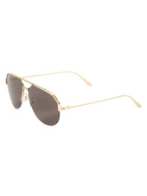 Load image into Gallery viewer, Cartier 60MM Metal Aviator Sunglasses
