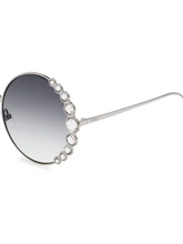 Load image into Gallery viewer, Fendi 58MM Oversized Round Swarovski Crystal Sunglasses
