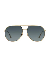 Load image into Gallery viewer, Dior DiorByDior 60MM Pilot Sunglasses
