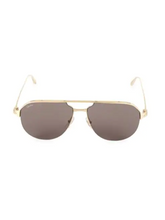 Load image into Gallery viewer, Cartier 60MM Metal Aviator Sunglasses
