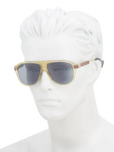 Load image into Gallery viewer, Gucci 57MM Aviator Sunglasses
