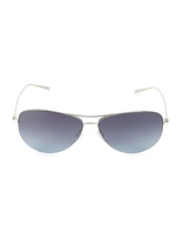 Load image into Gallery viewer, Oliver Peoples Strummer 63MM Aviator Sunglasses
