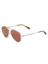 Load image into Gallery viewer, Oliver Peoples RS20 Rikson 56MM Aviator Sunglasses
