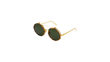 Load image into Gallery viewer, Linda Farrow 741 C5 Round Aviator Sunglasses
