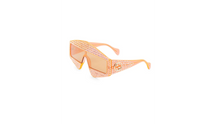 Load image into Gallery viewer, Gucci Fashion Show Dark Havana &amp; Crystal Mask Sunglasses/99MM
