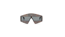 Load image into Gallery viewer, Gucci Fashion Show Dark Havana &amp; Crystal Mask Sunglasses/99MM
