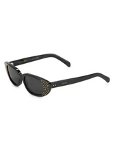 Load image into Gallery viewer, CELINE 51MM Studded Cat Eye Sunglasses
