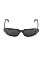Load image into Gallery viewer, CELINE 51MM Studded Cat Eye Sunglasses
