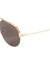 Load image into Gallery viewer, Cartier 60MM Metal Aviator Sunglasses
