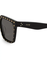 Load image into Gallery viewer, CELINE 55MM Studded Square Sunglasses

