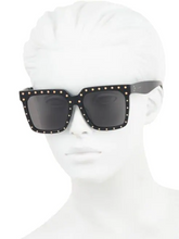Load image into Gallery viewer, CELINE 55MM Studded Square Sunglasses
