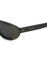 Load image into Gallery viewer, CELINE 51MM Studded Cat Eye Sunglasses
