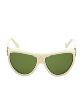 Load image into Gallery viewer, Moncler 50MM Cat Eye Shield Sunglasses
