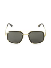 Load image into Gallery viewer, Cartier 58MM Square Titanium Sunglasses
