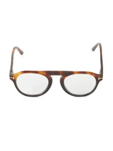 Load image into Gallery viewer, Tom Ford 49MM Round Blue Block Optical Glasses
