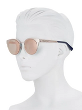 Load image into Gallery viewer, Dior Diorama Mini 54MM Mirrored Cat Eye Sunglasses
