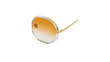 Load image into Gallery viewer, Linda Farrow 901 C9 Oversized Geometric Sunglasses
