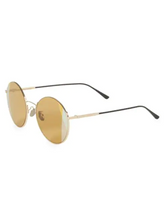 Load image into Gallery viewer, Bottega Veneta 57MM Round Intrecciato Motif Sunglasses
